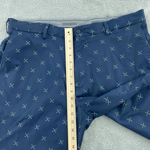 Walter Hagen Mens Navy Blue Golf Shorts Size 38 Polyester  0061 - Picture 6 of 10